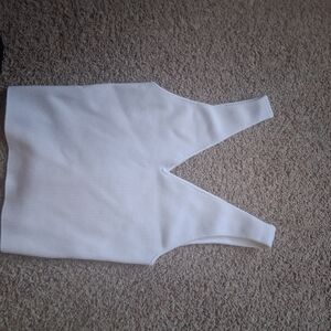 Abercrombie & Fitch Cream Ribbed Top